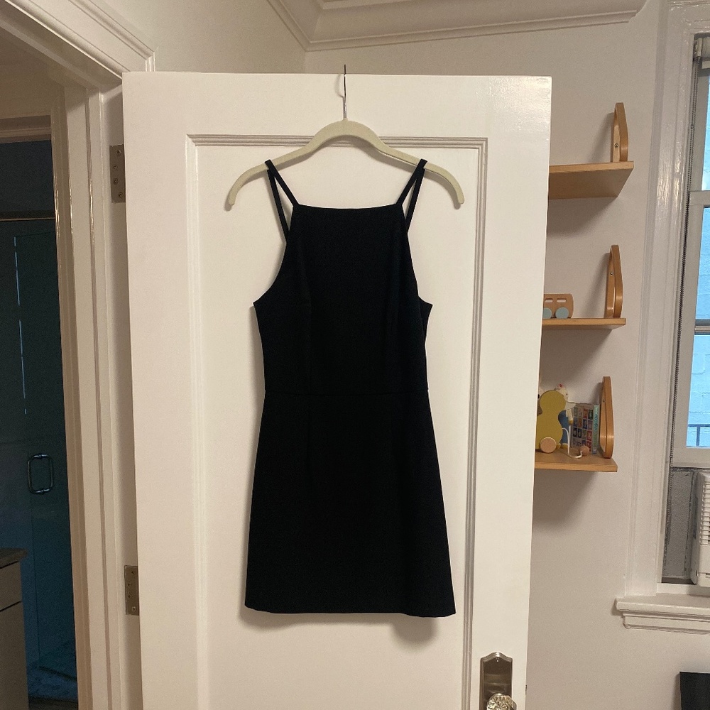 French Connection Little Black Halter Dress